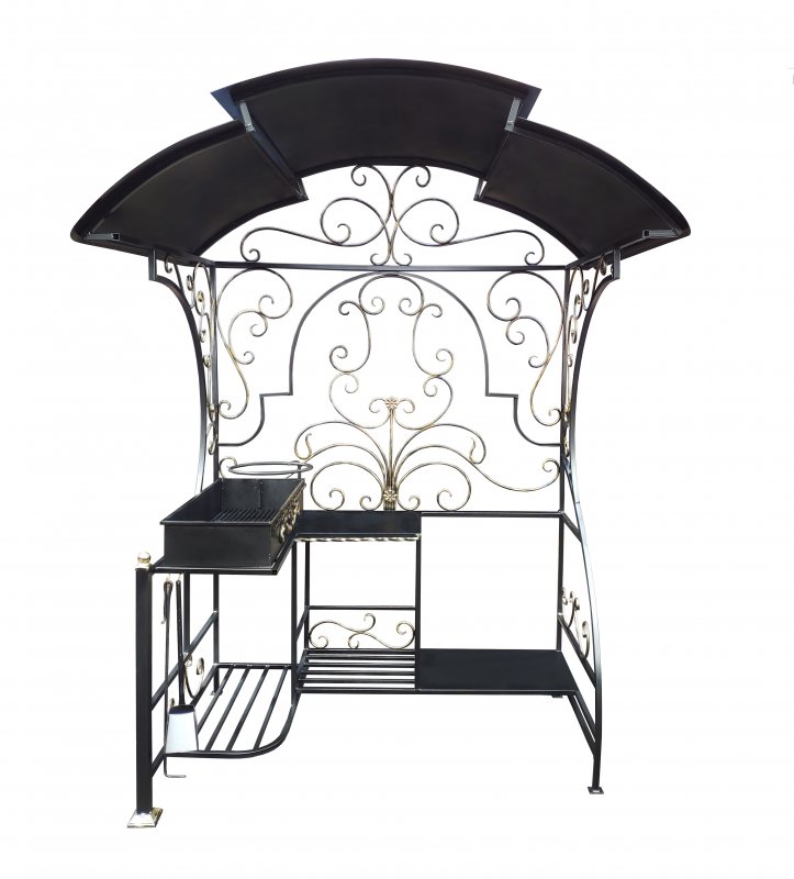 Павильон для мангала Spring House Grillux 170х130х245см сталь