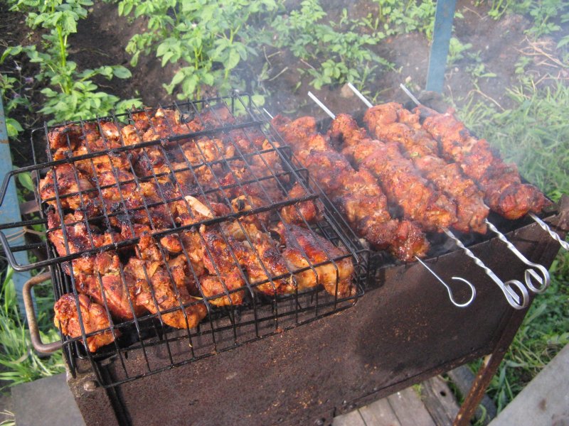 Шашлыки в лесу
