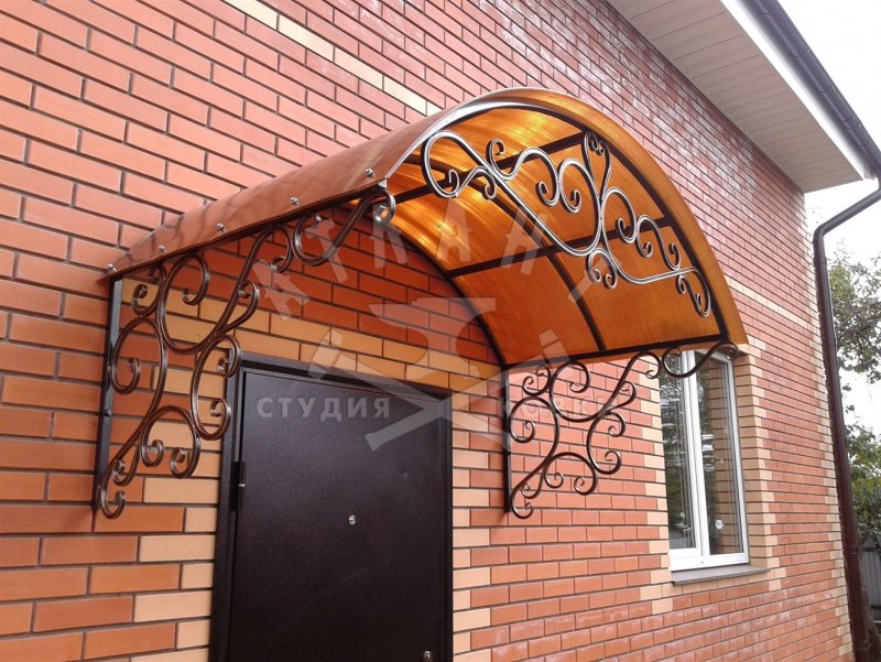 Кованые козырьки