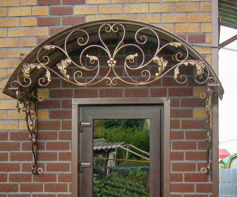 Козырек ковка