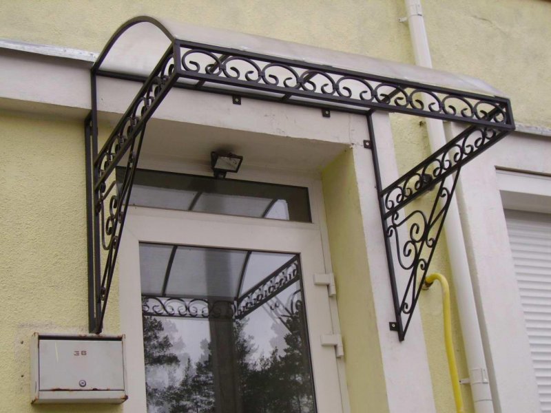 Козырьки и навесы над входом