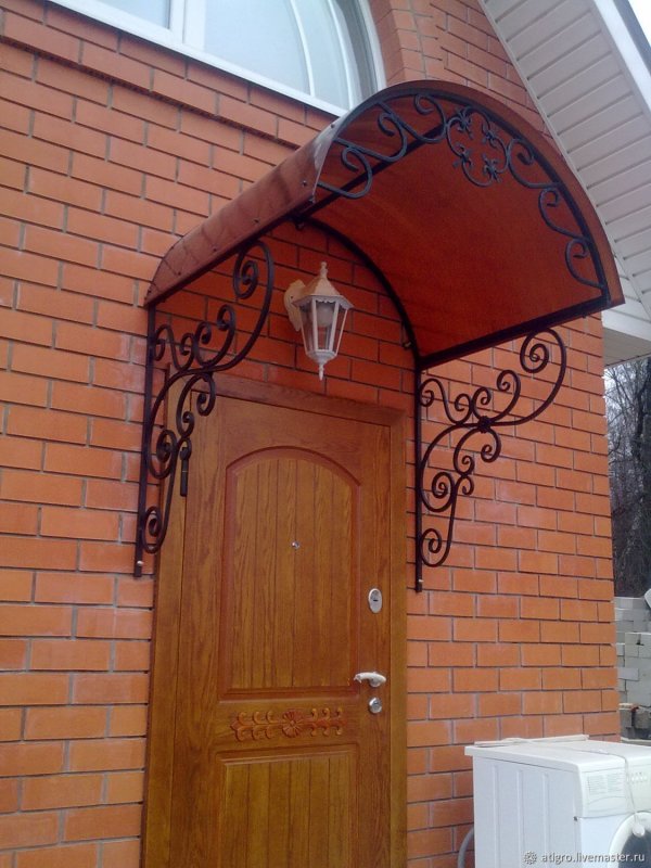Кованые козырьки