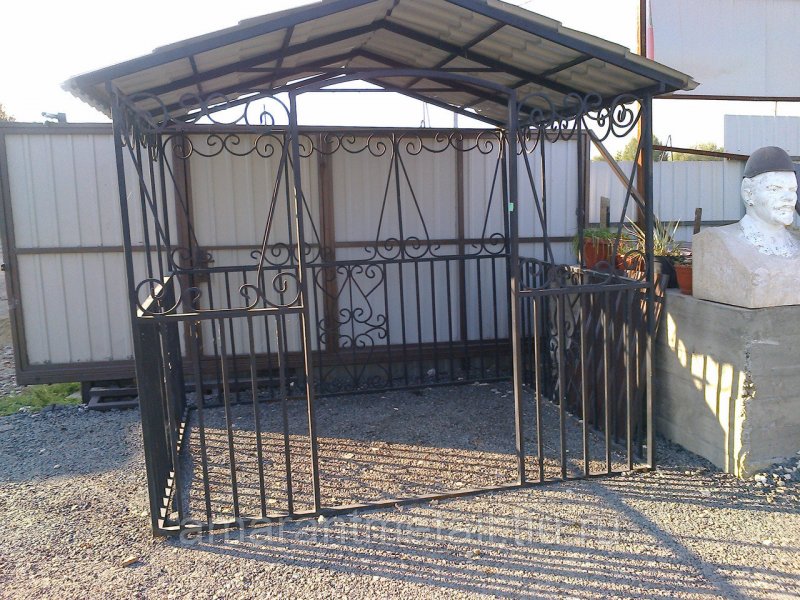 Беседка 2.5м х 3 м из профтрубы