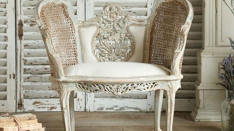 Кресло Shabby Chic светлое