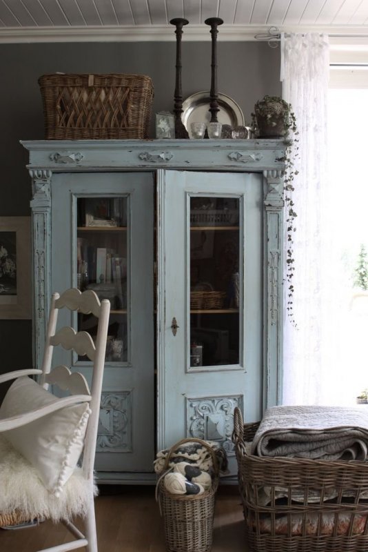 Шкаф Shabby Chic светлый