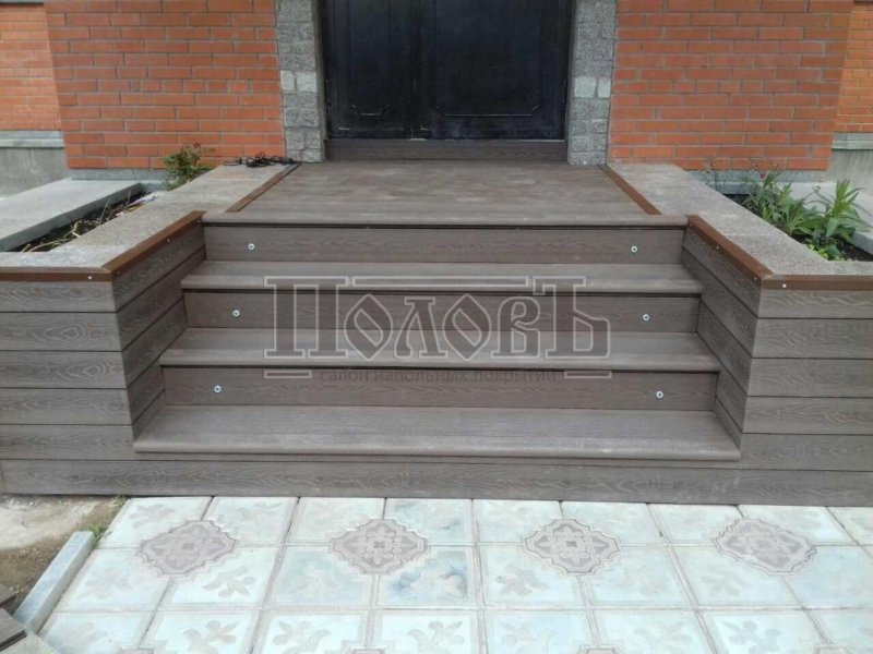 Ступени из ДПК L=1200мм