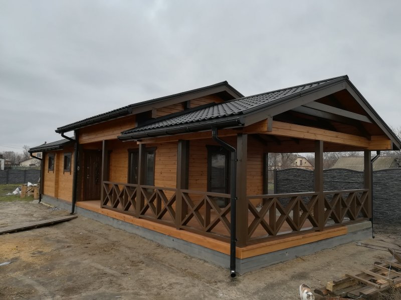 Открытая веранда к бане (150 фото)
