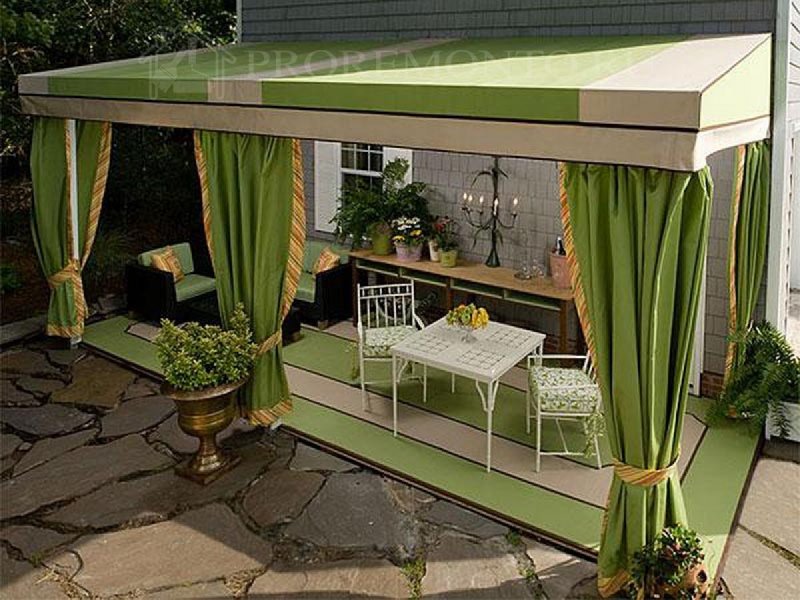 Павильон giardino Club шестиугольный 2x2x2x2,5м полиэстер коричн. 204001-Br