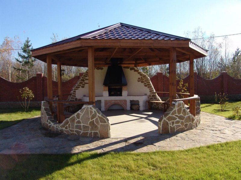Уличные беседки