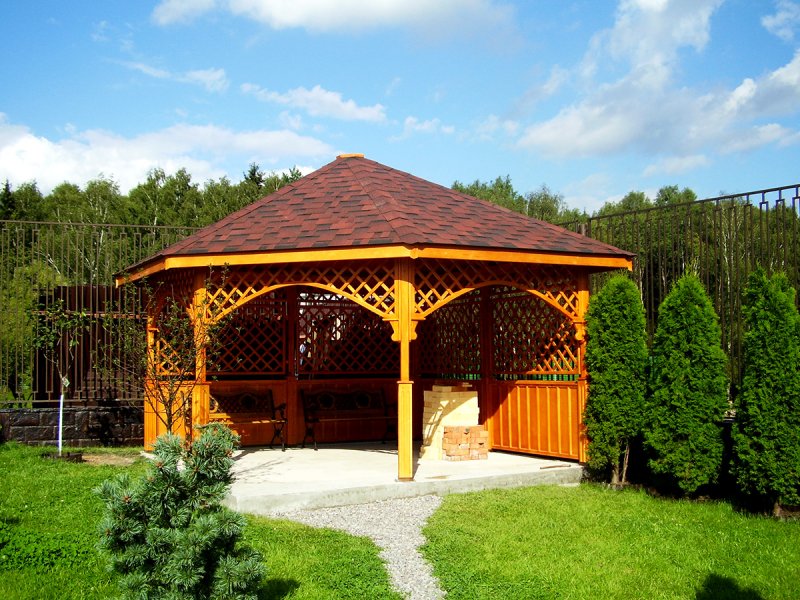 Беседки из дерева