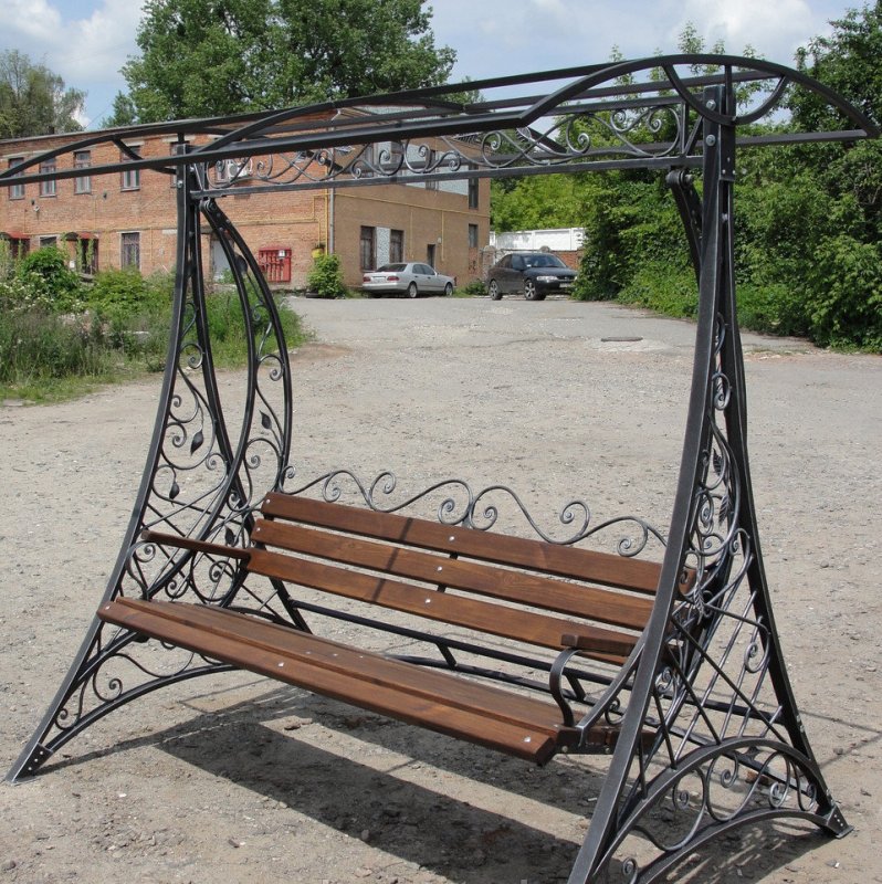 Кованная качеля