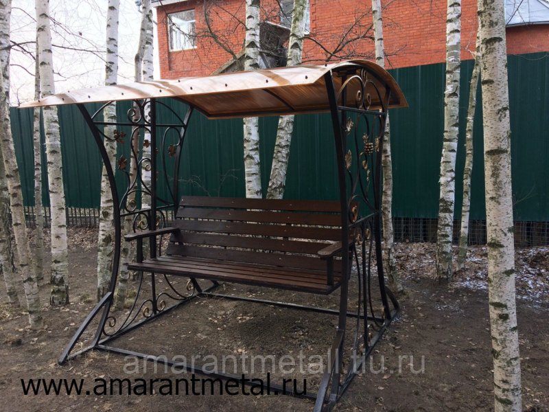Качели из профильной трубы 40х20