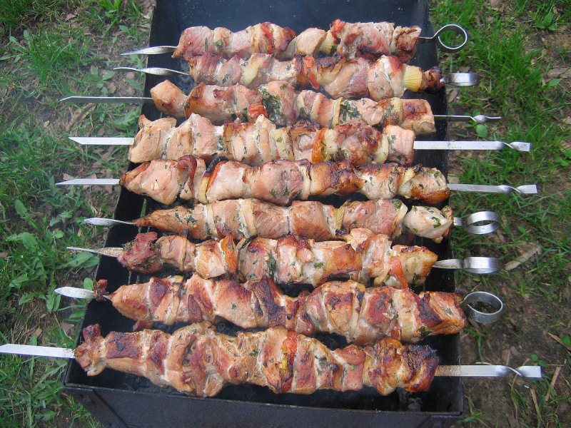 Шашлыки на даче
