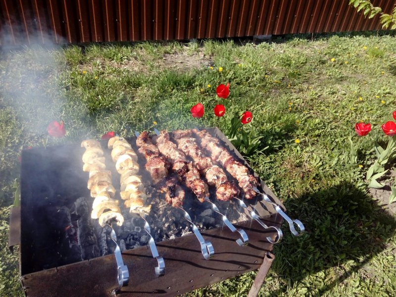 Пережаренный шашлык