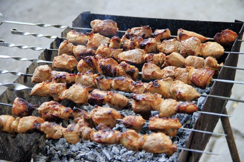 Шашлык в частном доме