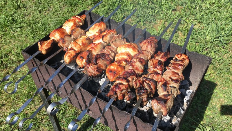 Шашлыки на даче