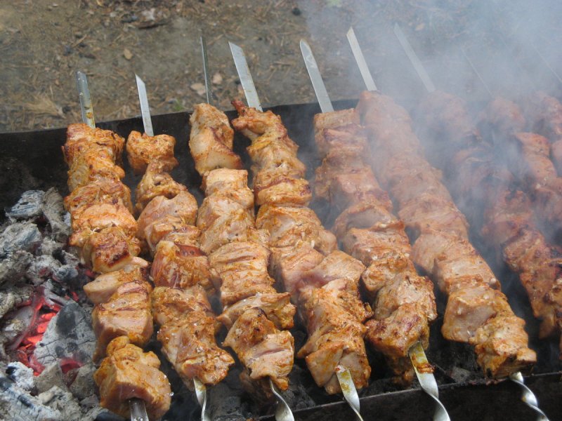 Шашлык с дымком