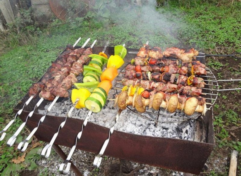 Шашлыки на даче