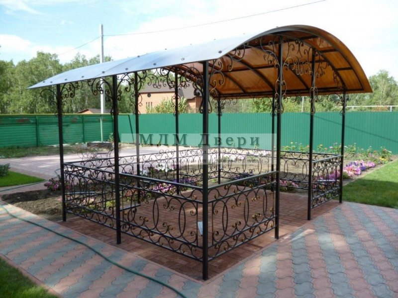 Кованые навесы беседки