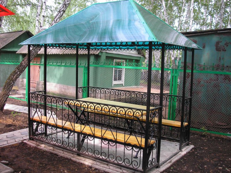 Беседки из металла