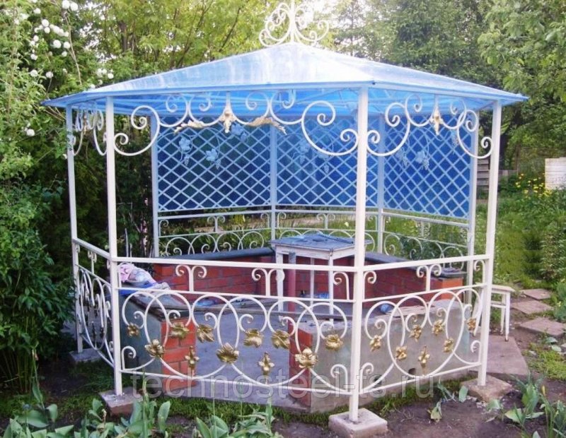 Кованые беседки