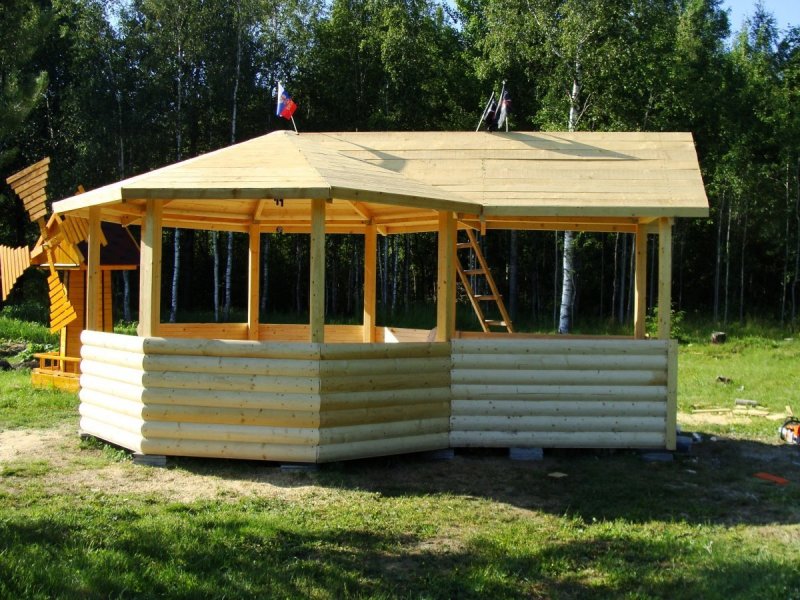 Деревянные беседки