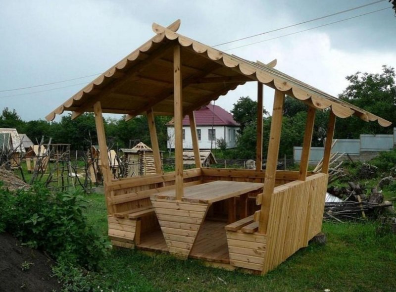 Беседка из 100 бруса