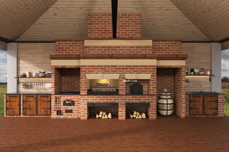 Барбекю Palazzetti Maxime 2 Unpainted Grill Module with Oven