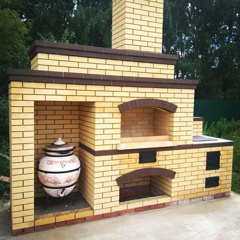 Мангал из кирпича