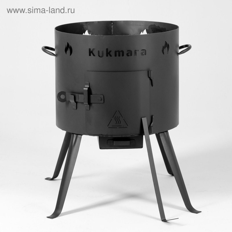 Печь под казан "Казанка-370" диаметр 37 см, для казанов 8-12 литров, 3 мм