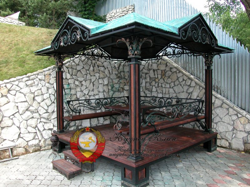 Кованые беседки