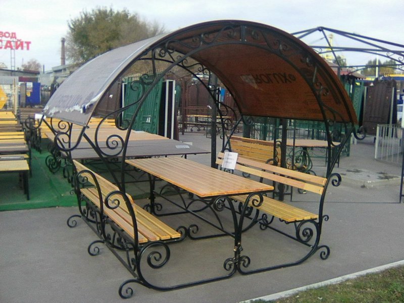 Кованые беседки