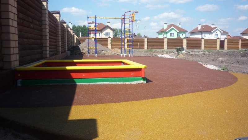 Резиновая крошка для спортплощадок