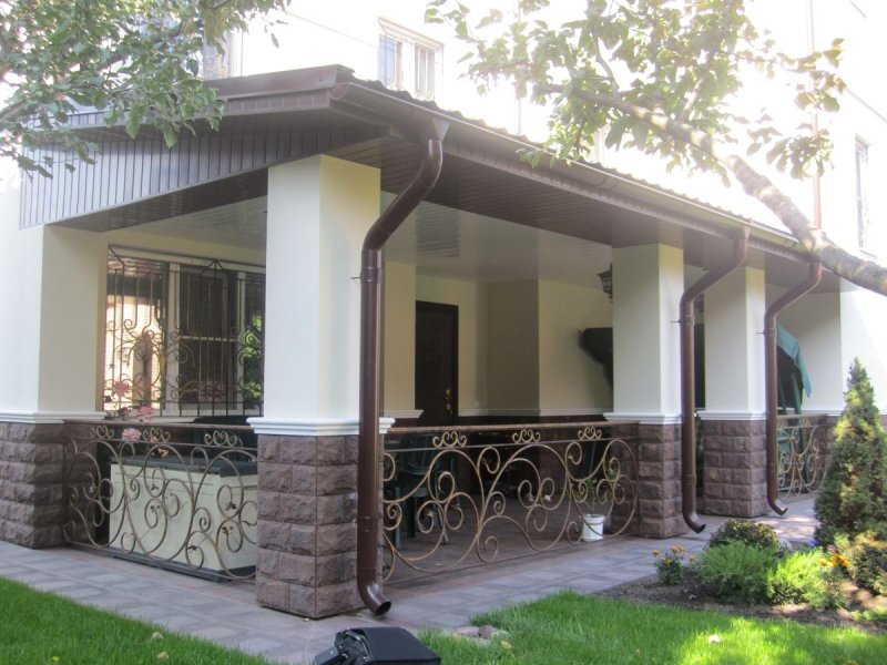 Каркас для ступеней крыльца из металла