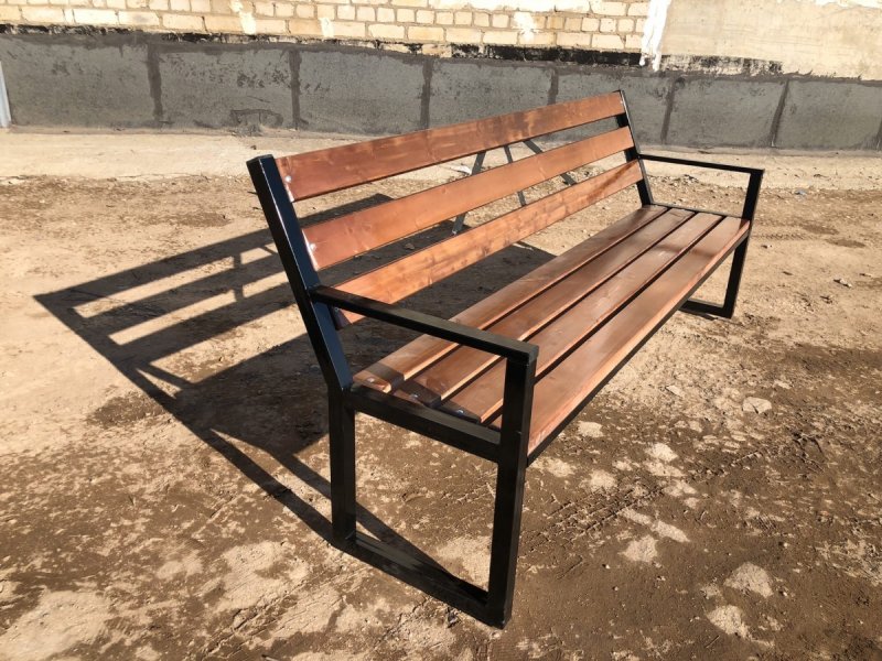 Лавка из профильной трубы