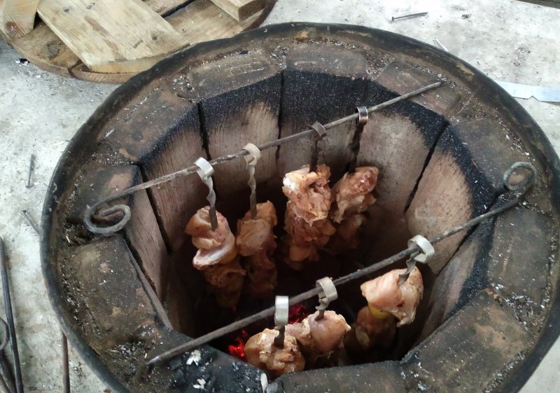 Помпейская печь из шамотного кирпича
