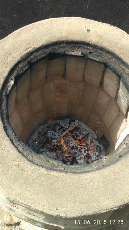 Печки с тандыром из кирпича