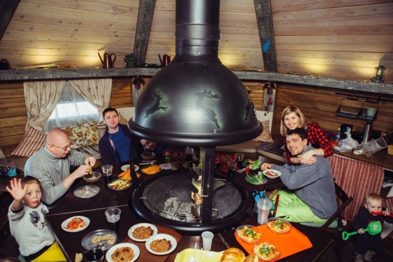 Домик финский гриль парк