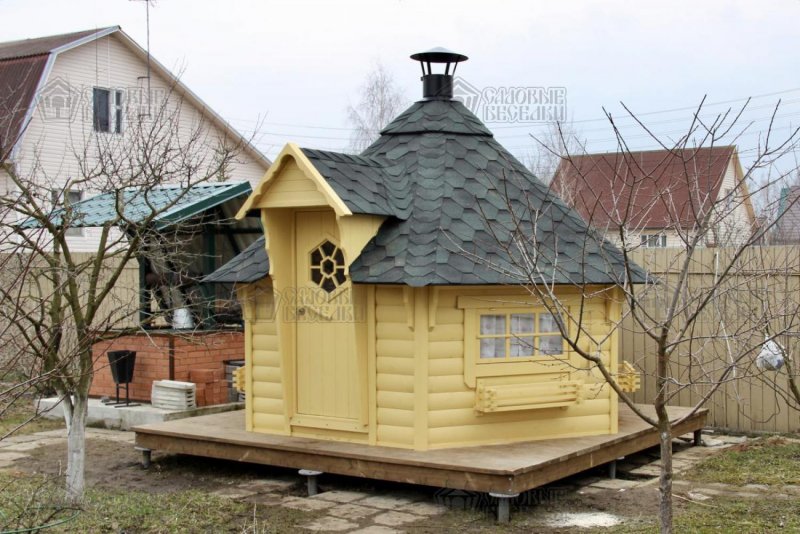 Газебо беседка с грилем