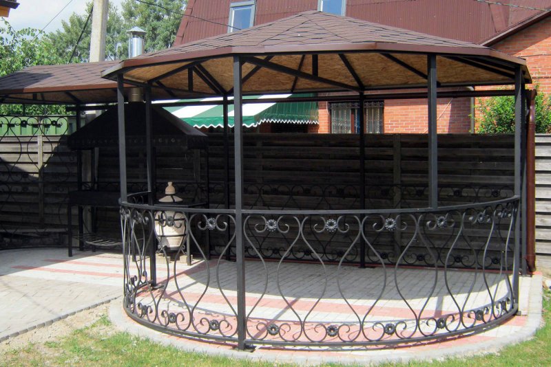 Беседка металлическая