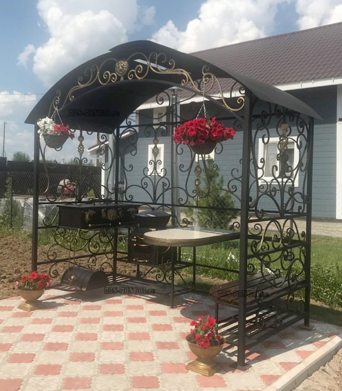 Кованые беседки