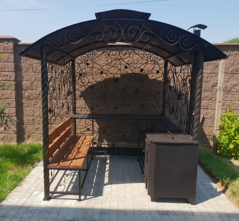 Кованые беседки для барбекю