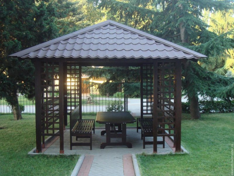 Беседка металлическая