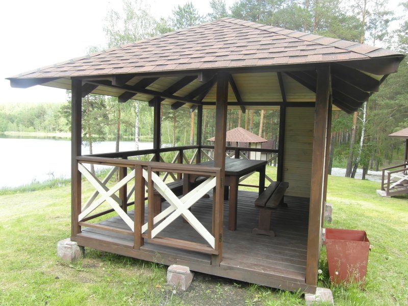 Беседка изнутри