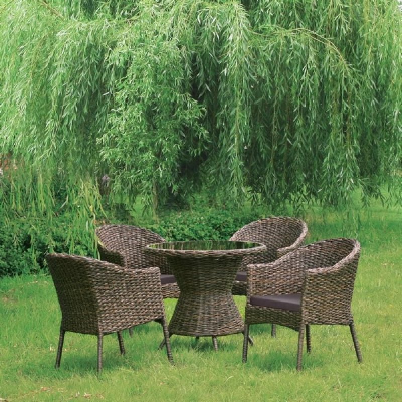 Комплект плетеной мебели t257a/y380a-w53 Brown 4pcs