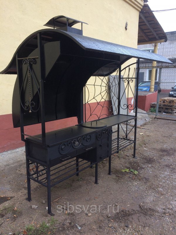 Барбекю из металла