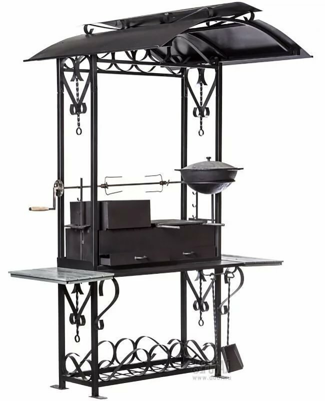 Взр2280 мангал с крышей Roof Grill