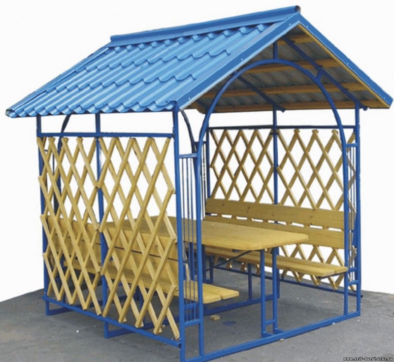 Беседка 2x2 металл