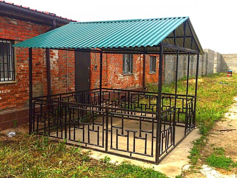 Беседки 3х3 каркасный металл