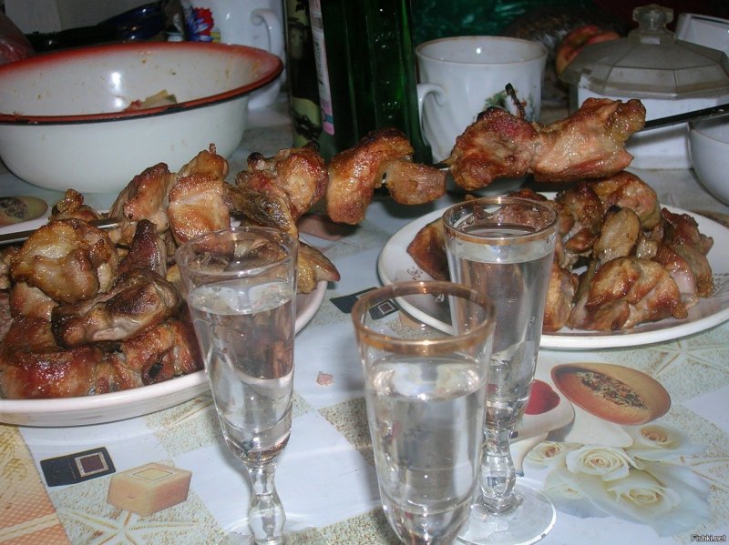 Детский праздник на природе меню